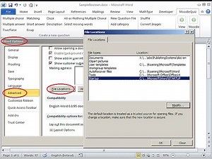 How to Install the Moodle2Word Word Templates on your Windows PC