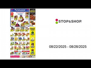 Stop & Shop Weekly Ad - 08/22/2025 - 08/28/2025