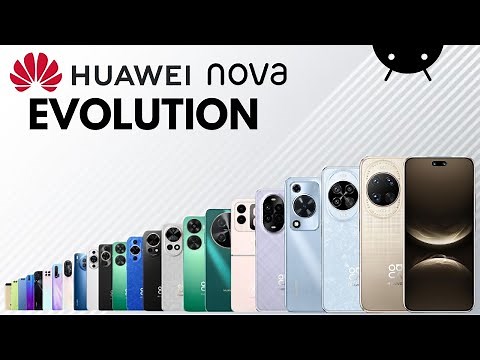 Evolution of Huawei nova series