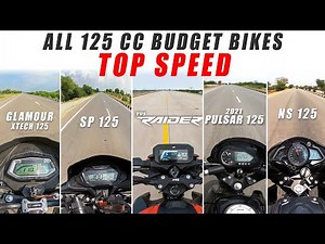 All 125 cc Bikes TOP SPEED | Xtech 125 | SP 125 | Raider 125 | Pulsar 125 | NS 125