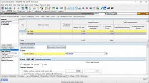Intuit - Lacerte - Interest & Dividend Income