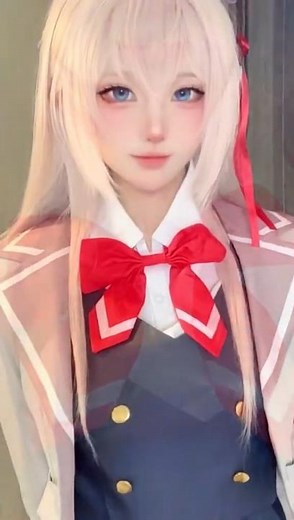 Alya Cosplay 😍❤️ Alisa Mikhailovna Kujou: Roshidere ⚡ #anime #roshidere #alya #fyp