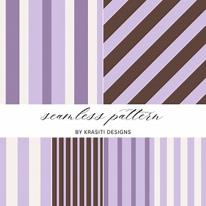 Lavender Stripe Check Diamond Seamless Pattern Bundle, Purple Geometric Digital Paper - Etsy UK