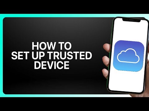 How To Set Up A Trusted Device For iCloud App 2025! Tutorial