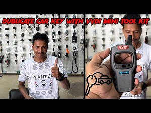 Duplicate car key computer chip with VVDI Mini key Tool | How To Copy Chip Vehicle Remote #vvdi
