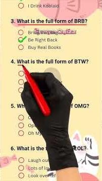 Full Form Quiz - Can you get 6/6? #quiz #quiztime #Usa #fyp #trending