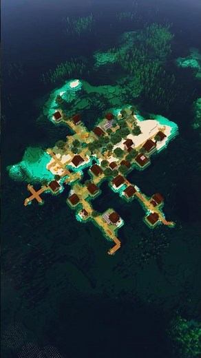 Minecraft Ocean Village Island Seed!