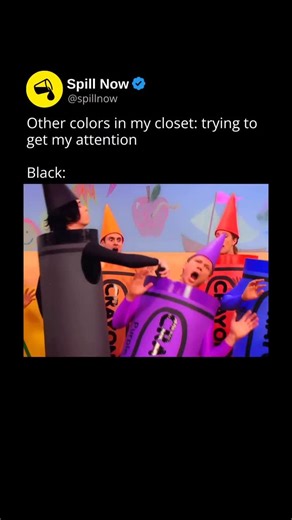 Spill Now on Instagram: "Black is one of the most powerful and symbolic colors in human history, often representing elegance, authority, and mystery. In physics, black isn’t actually a color but the absence of visible light, an object appears black when it absorbs all wavelengths instead of reflecting them. This quality makes black both visually striking and scientifically unique. Across cultures, black has taken on meanings ranging from sophistication and prestige to depth and the unknown, shap