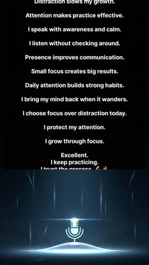 Focus vs Distraction | Day 13 English Speaking Practice #shorts