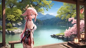 Yae Miko Genshin Impact Ai Generated
