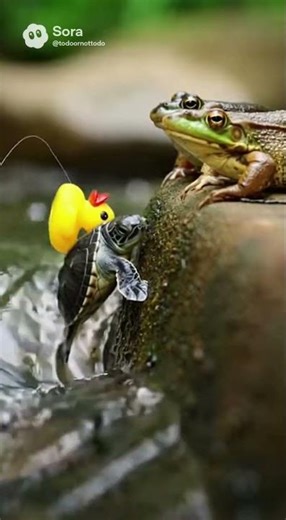 Tiny Turtle vs. Swift Stream: Toy Rescue! #turtlerescue #babyturtle