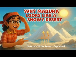 Why Madura’s Salt Hills Look Like a Shimmering White Desert 🌞⚪