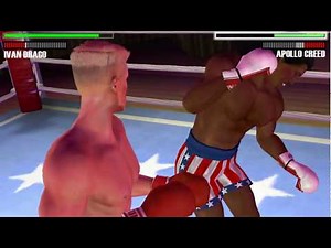 Rocky Balboa - PSP (PPSSPP) Ivan Drago vs Apollo Creed - Historical Fight