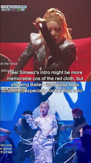 i rlly liked Simeez's concept! but you'd want the audience to remember your face right away, right?