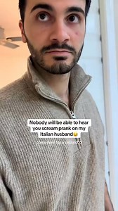 1.1M views · 25K reactions | Nobody will be able to hear you scream prank on my Italian husband藍 | Carlo and Sarah | Facebook