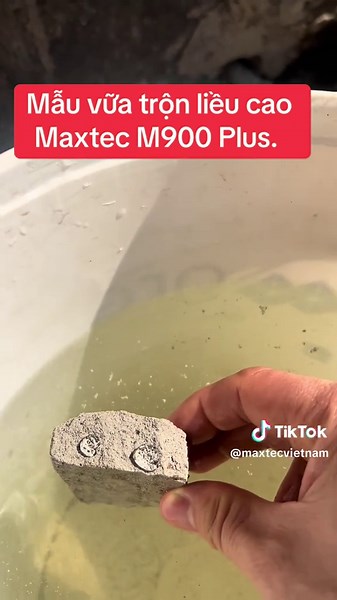 Vữa trộn Maxtec M900 Plus: Chống thấm áp lực cao