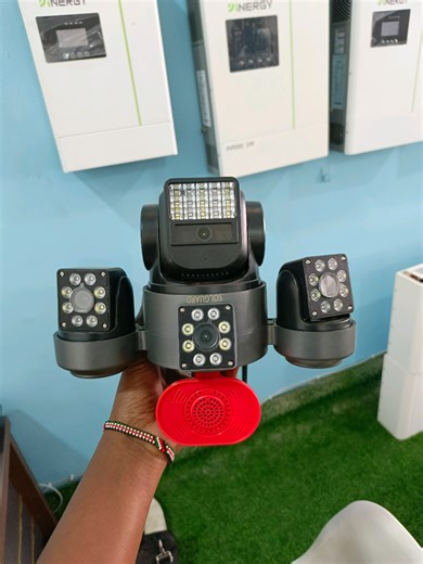 SOLGUARD solar camera advantage •\tAOV 4G Solar Camera •\t24/7 Always-On Video (AOV) •\tMulti-lens system for 360° panoramic viewing and zero blind spots. •\t4G LTE Connectivity and an option of Cloud Subscription without simcard use •\tSolar Powered, 2 solar panels •\tIn built battery (12000-24000)mah •\tAI Humanoid Detection with notifications •\tFull-Color Night Vision •\t360° PTZ Control •\tTwo-Way Audio •\tIP66 Weatherproof •\tDual Storage SD card (256GB) and encrypted Cloud backup. •\tUses