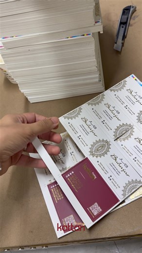 طباعة كارت شخصي (فيزيت ) مع دهبي حراري و uv نافر - Business card printing with gold and embossing #business_card #كرت_شخصي #design #طباعة