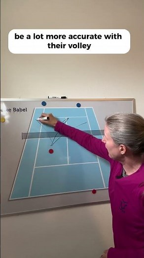 Tennis Doubles: Play two back to eliminate the poach. Link for more details below