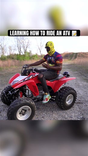 Learning how to Ride an ATV 📝 #bikelife #nationwidebikelife #hondatrx250
