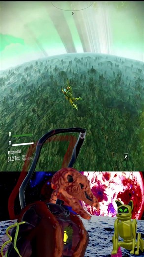 Epic Skydive in No Man's Sky From Orbit to Objective in 30s