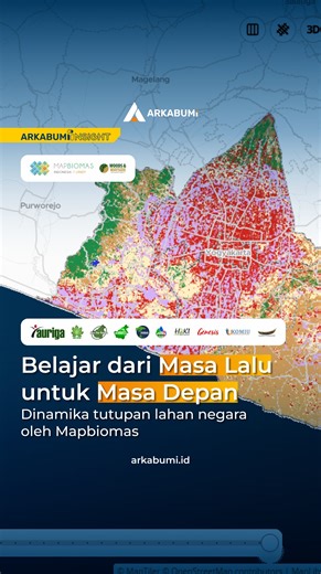 Arkabumi | Survey Service, Product & Training on Instagram: "[Arkabumi Insight - Landy Mapbiomas] Landy Mapbiomas memiliki platform online untuk melihat tutupan lahan Indonesia dari tahun 1990 hingga 2024, yang memungkinkan kita untuk mengetahui dinamika perubahan tutupan lahan hingga tingkat kelurahan. Cek keunggulan lainnya di video!"