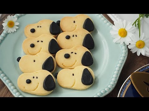 スヌーピーのアイスボックスクッキーの作り方 ～How to make Snoopy iceboxcookies～