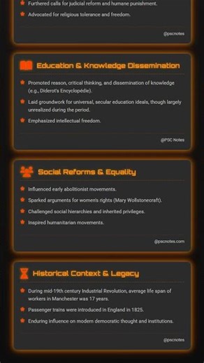 Impact of Enlightenment on human rights, education, and social reforms