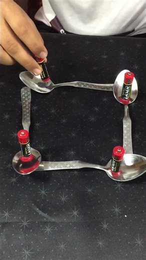 Amazing Coin & Battery Science Experiment 🤯 | Spoon Trick #shortsviral