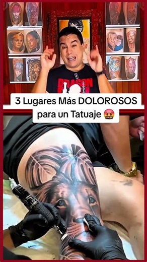 3 Most PAINFUL Places for a Tattoo 🤬 #mauriciovilchextattoo
