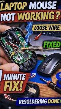 Laptop Mouse Not Working? 1 Minute Fix! 🔧 #shorts” #viral #diy #reels #repairs ‪@arslantech8596‬