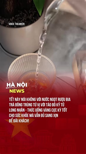 Hộp Trà Đông Trùng Tứ Vị - Đặc Sản Tết