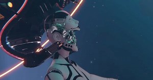 Futuristic Humanoid Robot Illuminated By Neon Stock Footage Video (100% Royalty-free) 3593993993 | Shutterstock