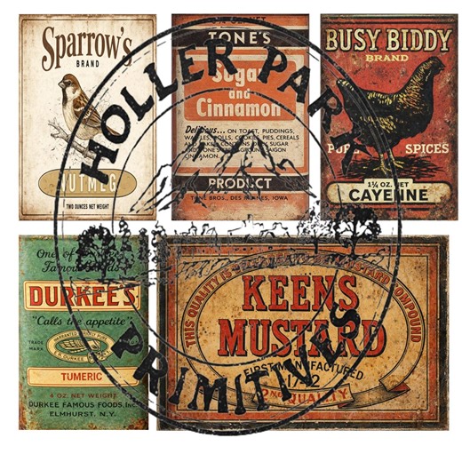 Reproduction Spice Labels Printable PDF : Vintage Graphic (digital Download) - Etsy