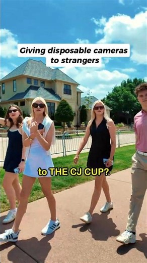 Giving disposable cameras to strangers #THECJCUP