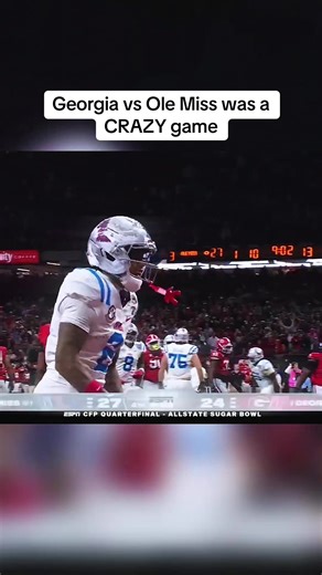 Georgia vs Ole Miss Sugar Bowl Highlights and Analysis