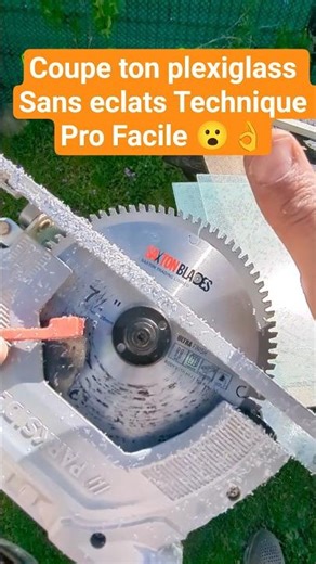 😮 Coupe ton plexi SANS éclats, Technique de PRO Facile👌#diy #plexiglass #astucemaison