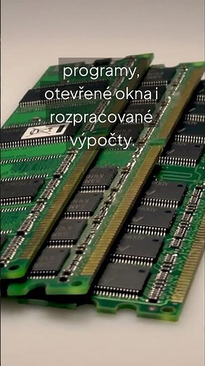 Jak funguje RAM? #zajímavosti