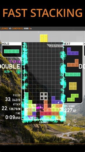 FAST STACKING #tetrio #gaming #tetris #games