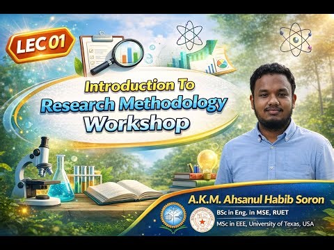 Introduction to Research Research Methodology | Full Workshop | Lecture-1