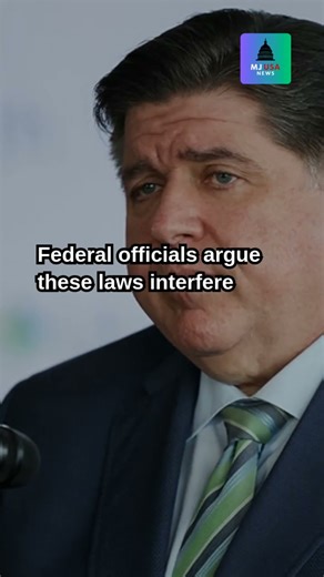 Trump Admin Sues Illinois Gov. Pritzker Over Migrant Shield Laws