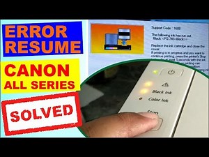 cara resume printer canon all series