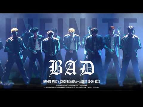 [4K] 260829-30 INFINITE FANMEETING 무한대집회5 | 인피니트 Intro+Bad (김성규 focus)