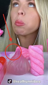 526K views · 5K reactions | One chocolate covered, heart shaped cake pop please! ‍♀️ . . . . . . . #asmr #asmrsounds #hunnibeeasmr #satisfying #satisfyingvideo #eating #eatingasmr #trending #foryou #foryoupage #shorts #reels #viral #explorepage #hunnibee | HunniBee ASMR | Facebook