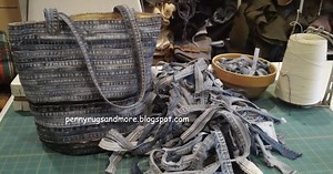 Flat Felled Seam Denim Bag Tutorial