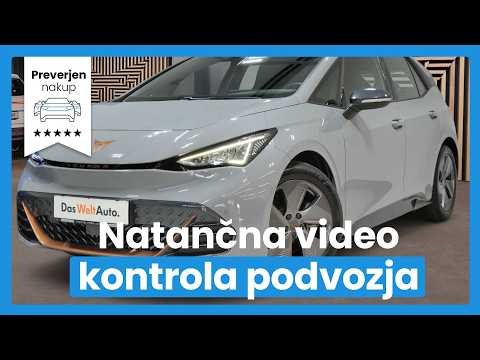 Cupra Born Born 58kWh tehnični posnetek