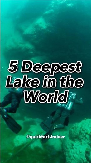Plunging into the Depths: Discovering the Five Deepest Lakes in the World! 🌊💦