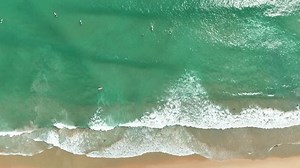 Top View Beach Waves Crashing On Stock Footage Video (100% Royalty-free) 3879933837 | Shutterstock