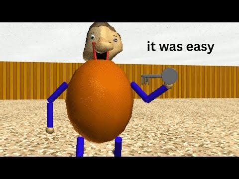 Trying to beat story mode in Baldi Basics Ultimate Edition