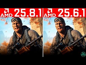 AMD Driver Update 25.8.1 vs 25.6.1 Driver Comparison (RX 6600)